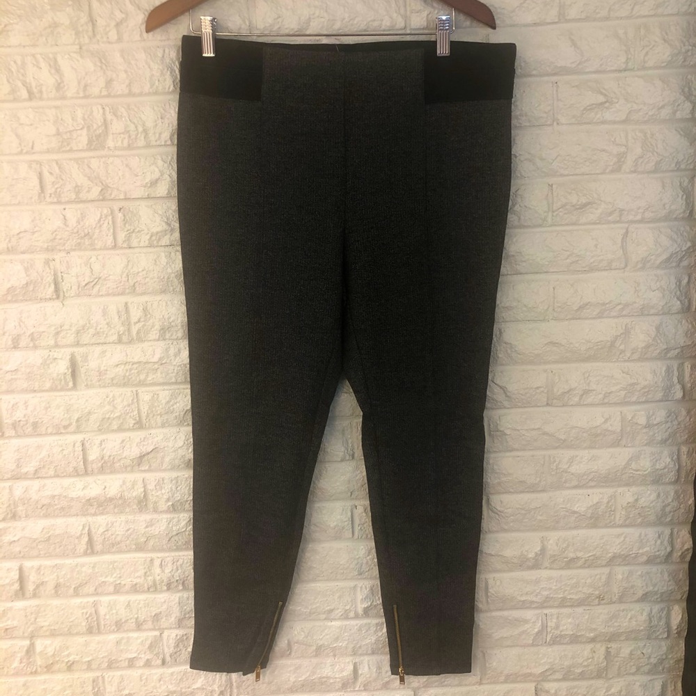 NWT Ann Taylor black/white marbled dress pants.